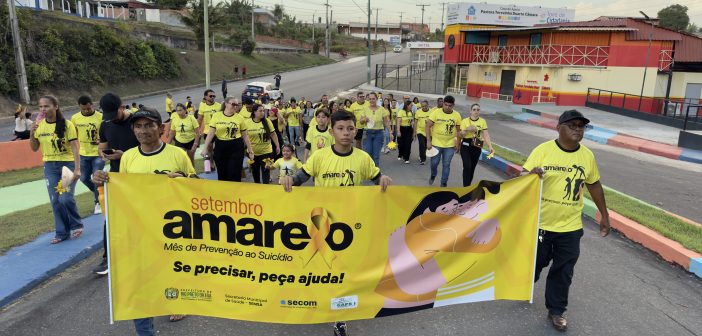 “Caminhada Pela Vida” marca encerramento da campanha Setembro Amarelo em Rio Preto da Eva