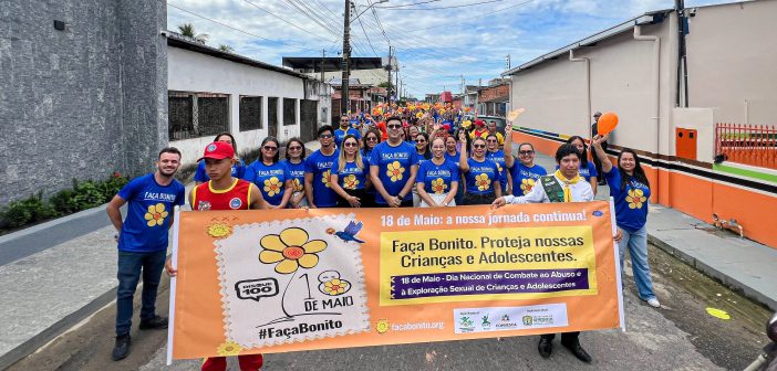 Caminhada do Maio Laranja mobiliza Rio Preto da Eva