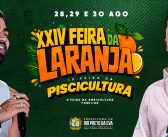 Prefeitura de Rio Preto da Eva lança a XXIV Feira da Laranja  e confirma Murilo Huff e Dilsinho como atrações nacionais